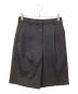 ACNE STUDIOS（アクネ ストゥディオス）の古着「タックハーフパンツ」｜ブラック