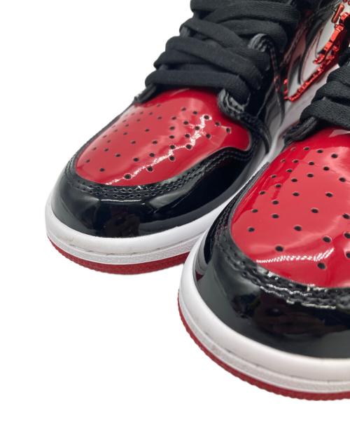 NIKE（ナイキ）NIKE (ナイキ) AIR JORDAN 1 RETRO HIGH OG BRED PATENT ブラック×レッド サイズ:26ｃｍの古着・服飾アイテム