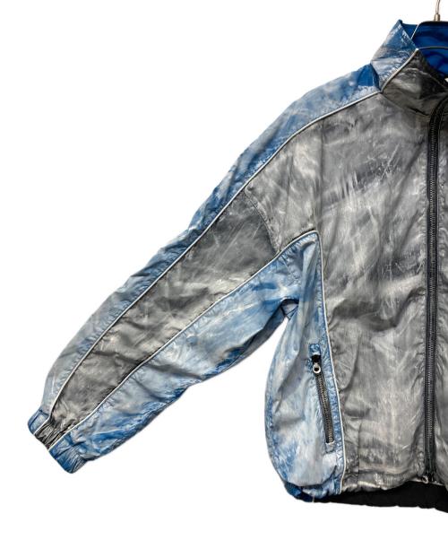 DIESEL（ディーゼル）DIESEL (ディーゼル) ナイロンジャケット グレーxスカイブルー サイズ:46の古着・服飾アイテム
