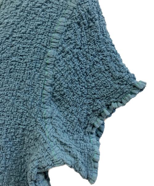 me ISSEY MIYAKE（ミーイッセイ ミヤケ）me ISSEY MIYAKE (ミーイッセイ ミヤケ) 半袖ブラウス ブルー サイズ:FREEの古着・服飾アイテム