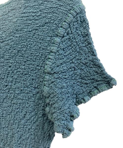 me ISSEY MIYAKE（ミーイッセイ ミヤケ）me ISSEY MIYAKE (ミーイッセイ ミヤケ) 半袖ブラウス ブルー サイズ:FREEの古着・服飾アイテム