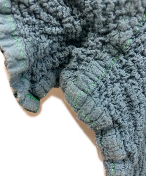 me ISSEY MIYAKE（ミーイッセイ ミヤケ）me ISSEY MIYAKE (ミーイッセイ ミヤケ) 半袖ブラウス ブルー サイズ:FREEの古着・服飾アイテム