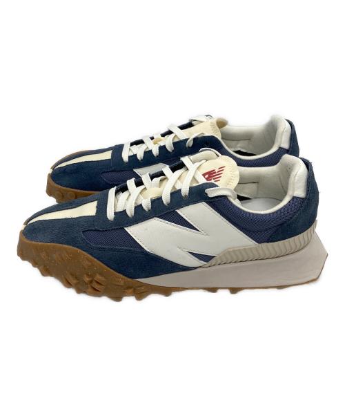 NEW BALANCE（ニューバランス）NEW BALANCE (ニューバランス) スニーカー ネイビー×ホワイト サイズ:27.5の古着・服飾アイテム