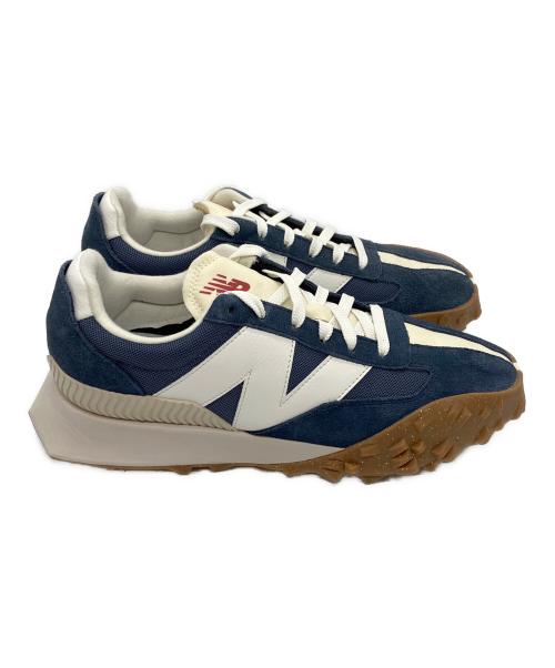NEW BALANCE（ニューバランス）NEW BALANCE (ニューバランス) スニーカー ネイビー×ホワイト サイズ:27.5の古着・服飾アイテム