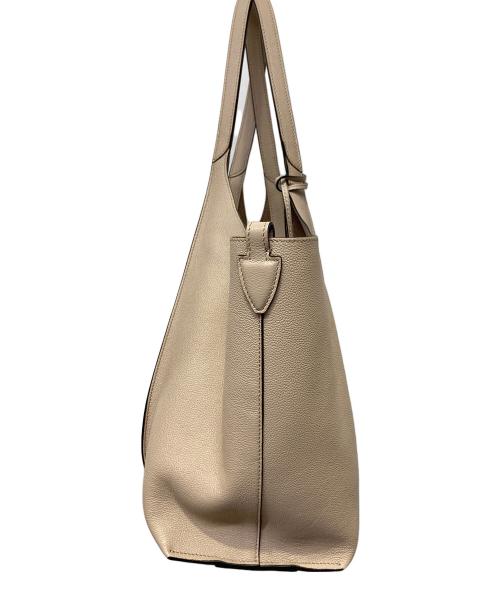 TOD'S（トッズ）TOD'S (トッズ) Tタイムレス ショッピングバッグ ピンクベージュの古着・服飾アイテム