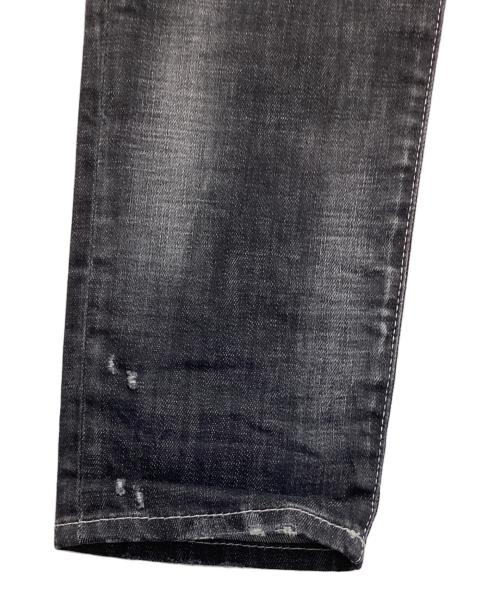 DSQUARED2（ディースクエアード）DSQUARED2 (ディースクエアード) ボタンフライデニムパンツ ブラック サイズ:SIZE 48の古着・服飾アイテム