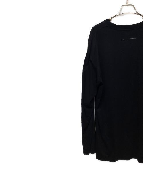 MM6 Maison Margiela（エムエムシックスメゾンマルジェラ）MM6 Maison Margiela (エムエムシックスメゾンマルジェラ) 長袖Tシャツ ブラック サイズ:Sの古着・服飾アイテム