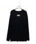 MM6 Maison Margiela（エムエムシックスメゾンマルジェラ）の古着「長袖Tシャツ」｜ブラック