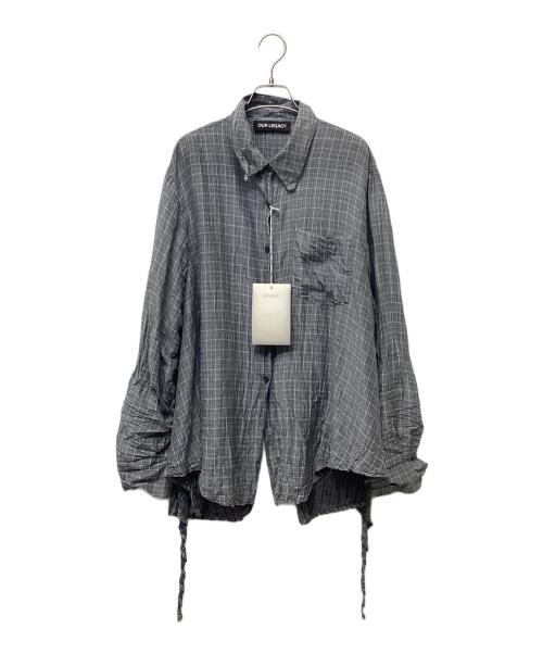 OUR LEGACY（アワーレガシー）OUR LEGACY (アワーレガシー) 長袖シャツ ブルー サイズ:40の古着・服飾アイテム