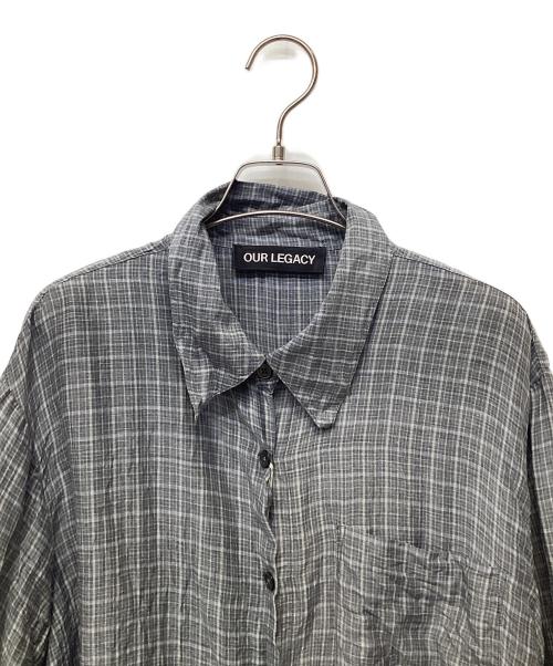 OUR LEGACY（アワーレガシー）OUR LEGACY (アワーレガシー) 長袖シャツ ブルー サイズ:40の古着・服飾アイテム