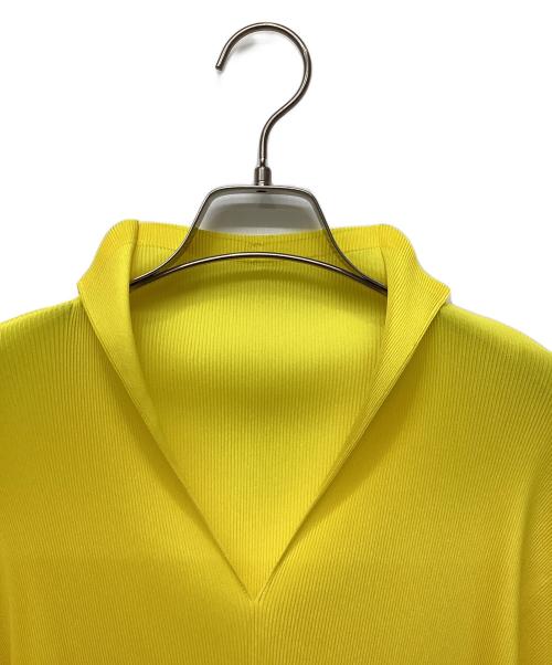 PLEATS PLEASE（プリーツプリーズ）PLEATS PLEASE (プリーツプリーズ) 半袖カットソー イエロー サイズ:3の古着・服飾アイテム