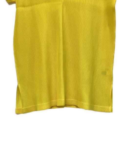 PLEATS PLEASE（プリーツプリーズ）PLEATS PLEASE (プリーツプリーズ) 半袖カットソー イエロー サイズ:3の古着・服飾アイテム