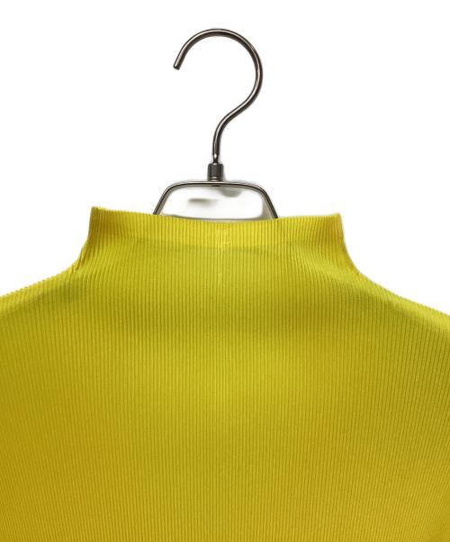 PLEATS PLEASE（プリーツプリーズ）PLEATS PLEASE (プリーツプリーズ) 半袖カットソー イエロー サイズ:3の古着・服飾アイテム