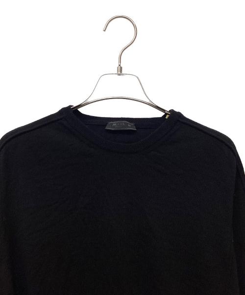 PRADA（プラダ）PRADA (プラダ) 薄手ニット ブラック サイズ:52の古着・服飾アイテム