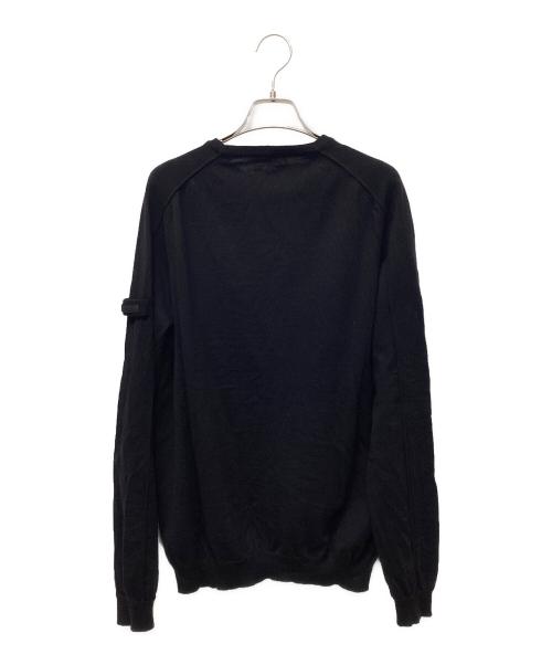 PRADA（プラダ）PRADA (プラダ) 薄手ニット ブラック サイズ:52の古着・服飾アイテム