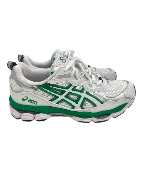 asics（アシックス）asics (アシックス) ローカットスニーカー　Hidden NY × Asics Gel-NYC　26.5cm ホワイト×グリーン サイズ:26.5cmの古着・服飾アイテム