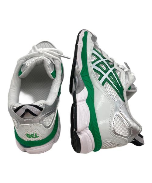 asics（アシックス）asics (アシックス) ローカットスニーカー　Hidden NY × Asics Gel-NYC　26.5cm ホワイト×グリーン サイズ:26.5cmの古着・服飾アイテム