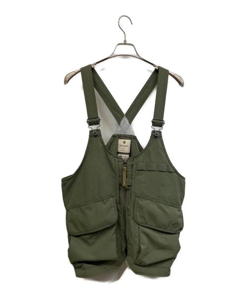 Snow peak（スノーピーク）Snow peak (スノーピーク) TAKIBI Weather Vest オリーブ サイズ:Mの古着・服飾アイテム