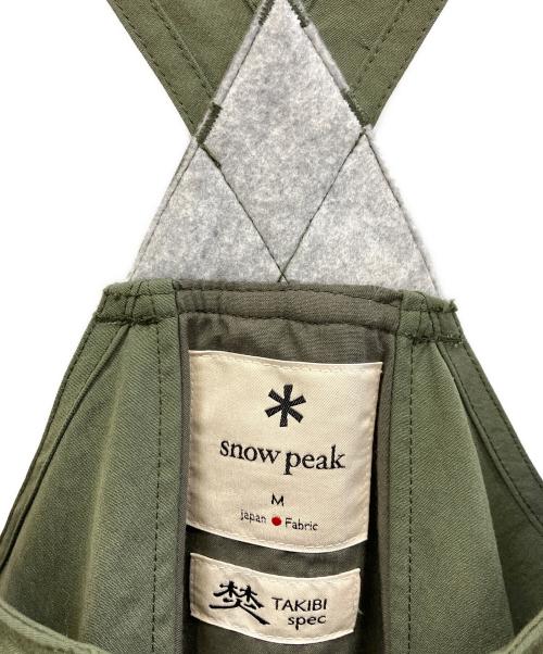 Snow peak（スノーピーク）Snow peak (スノーピーク) TAKIBI Weather Vest オリーブ サイズ:Mの古着・服飾アイテム