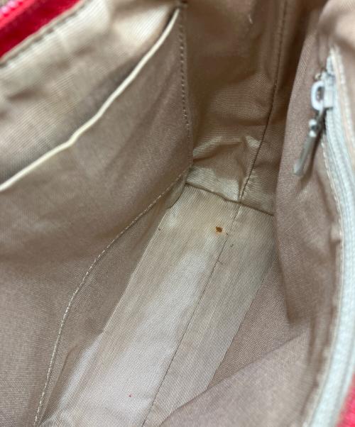 BURBERRY（バーバリー）BURBERRY (バーバリー) ハンドバッグ レッドの古着・服飾アイテム