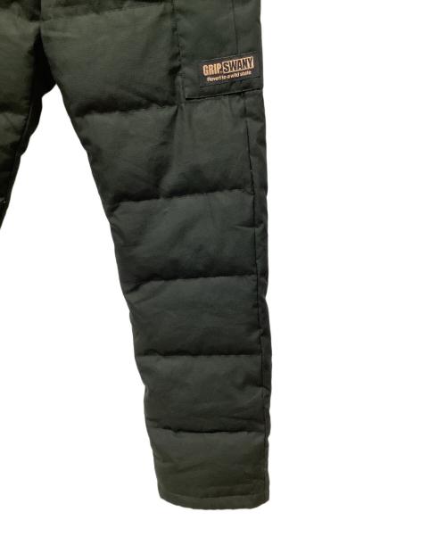 GRIP SWANY（グリップスワニー）GRIP SWANY (グリップスワニー) ダウンパンツ カーキ サイズ:Mの古着・服飾アイテム