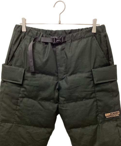 GRIP SWANY（グリップスワニー）GRIP SWANY (グリップスワニー) ダウンパンツ カーキ サイズ:Mの古着・服飾アイテム