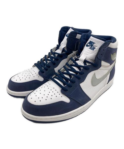 NIKE（ナイキ）NIKE (ナイキ) AIR JORDAN 1 HIGH OG CO JP ホワイト×ネイビー サイズ:28cmの古着・服飾アイテム