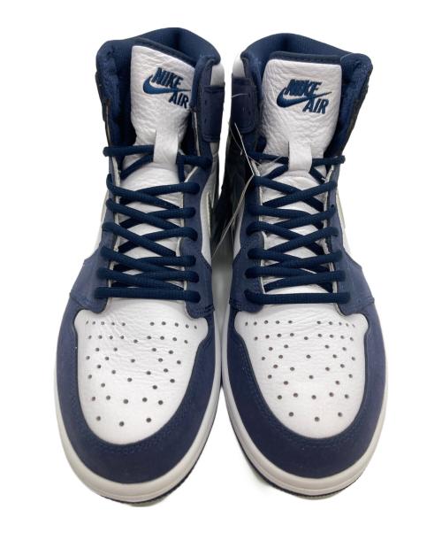 NIKE（ナイキ）NIKE (ナイキ) AIR JORDAN 1 HIGH OG CO JP ホワイト×ネイビー サイズ:28cmの古着・服飾アイテム