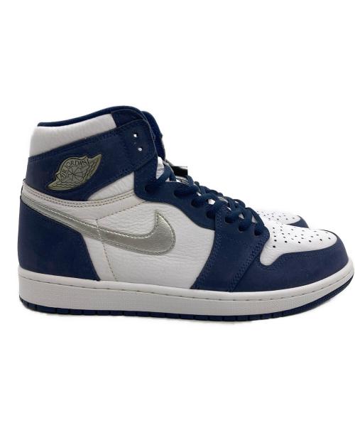 NIKE（ナイキ）NIKE (ナイキ) AIR JORDAN 1 HIGH OG CO JP ホワイト×ネイビー サイズ:28cmの古着・服飾アイテム