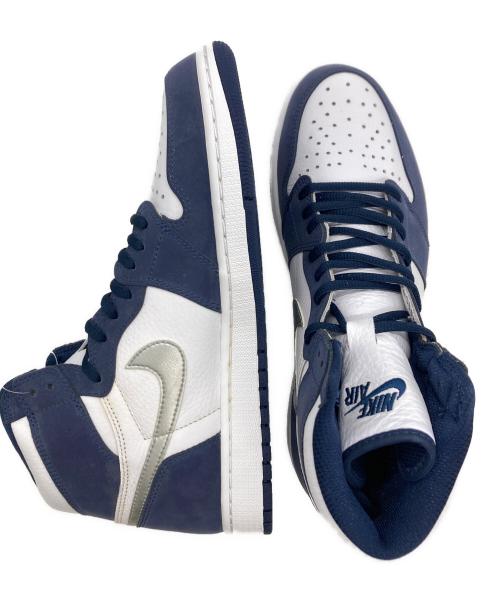 NIKE（ナイキ）NIKE (ナイキ) AIR JORDAN 1 HIGH OG CO JP ホワイト×ネイビー サイズ:28cmの古着・服飾アイテム