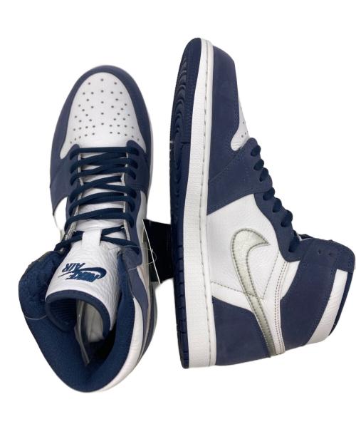 NIKE（ナイキ）NIKE (ナイキ) AIR JORDAN 1 HIGH OG CO JP ホワイト×ネイビー サイズ:28cmの古着・服飾アイテム