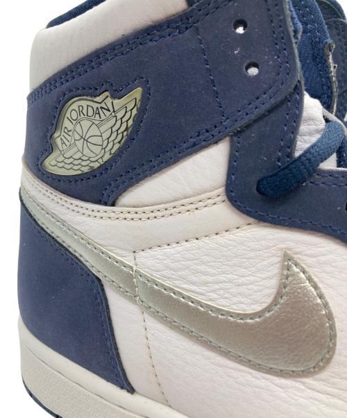 NIKE（ナイキ）NIKE (ナイキ) AIR JORDAN 1 HIGH OG CO JP ホワイト×ネイビー サイズ:28cmの古着・服飾アイテム