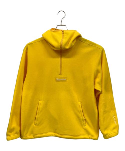 SUPREME（シュプリーム）SUPREME (シュプリーム) Facemask Half Zip Hooded Sweatshirt イエロー サイズ:Lの古着・服飾アイテム