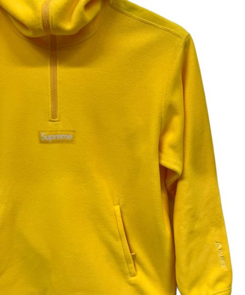 SUPREME（シュプリーム）SUPREME (シュプリーム) Facemask Half Zip Hooded Sweatshirt イエロー サイズ:Lの古着・服飾アイテム