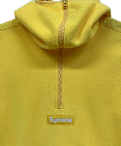SUPREME（シュプリーム）SUPREME (シュプリーム) Facemask Half Zip Hooded Sweatshirt イエロー サイズ:Lの古着・服飾アイテム