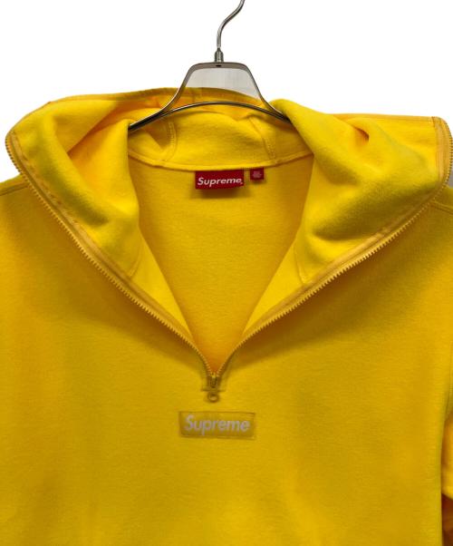 SUPREME（シュプリーム）SUPREME (シュプリーム) Facemask Half Zip Hooded Sweatshirt イエロー サイズ:Lの古着・服飾アイテム