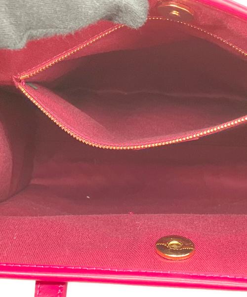 DOLCE & GABBANA（ドルチェ＆ガッバーナ）DOLCE & GABBANA (ドルチェ＆ガッバーナ) ロゴプレート トートバッグ ショッキングピンクの古着・服飾アイテム