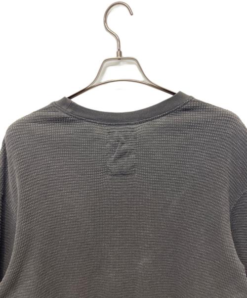 stussy（ステューシー）stussy (ステューシー) PIGMENT DYED SS THERMAL グレー サイズ:Mの古着・服飾アイテム