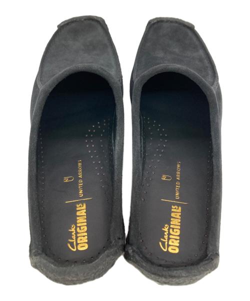 CLARKS（クラークス）CLARKS (クラークス) UNITED ARROWS (ユナイテッドアローズ) Natalie Marbel ブラック サイズ:27.5ｃｍの古着・服飾アイテム