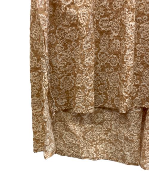 ourhome（アワホーム）ourhome (アワホーム) ノースリーブブラウス ブラウン サイズ:FREEの古着・服飾アイテム