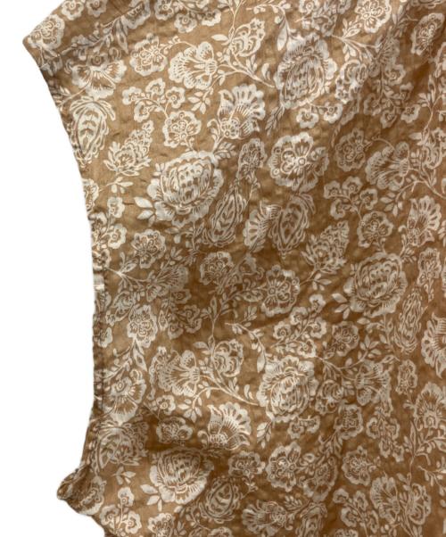 ourhome（アワホーム）ourhome (アワホーム) ノースリーブブラウス ブラウン サイズ:FREEの古着・服飾アイテム