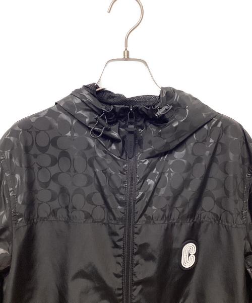 COACH（コーチ）COACH (コーチ) ナイロンジャケット ブラック サイズ:Sの古着・服飾アイテム