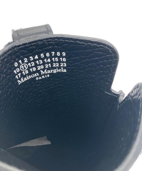 Maison Margiela（メゾンマルジェラ）Maison Margiela (メゾンマルジェラ) レザーフォンポーチ ブラックの古着・服飾アイテム