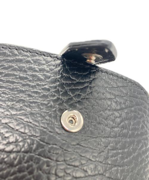 Maison Margiela（メゾンマルジェラ）Maison Margiela (メゾンマルジェラ) レザーフォンポーチ ブラックの古着・服飾アイテム