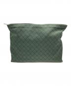 BOTTEGA VENETAボッテガベネタ）の古着「クラッチバッグ」｜グリーン
