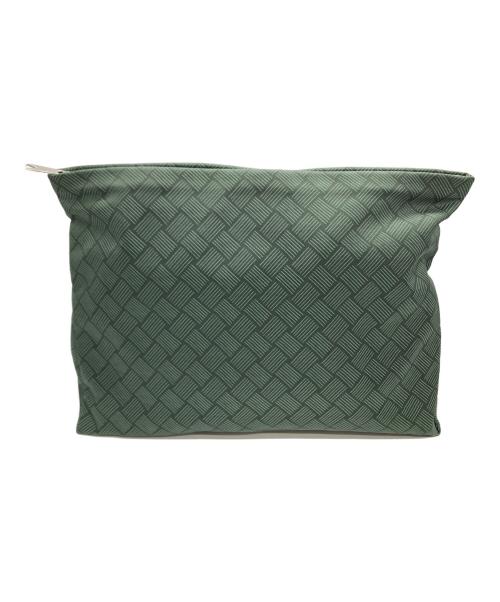 BOTTEGA VENETA（ボッテガベネタ）BOTTEGA VENETA (ボッテガ・ヴェネタ) クラッチバッグ グリーンの古着・服飾アイテム