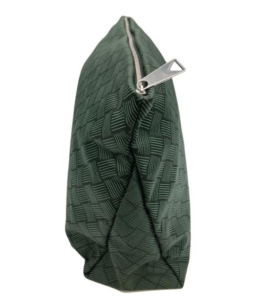 BOTTEGA VENETA（ボッテガベネタ）BOTTEGA VENETA (ボッテガ・ヴェネタ) クラッチバッグ グリーンの古着・服飾アイテム