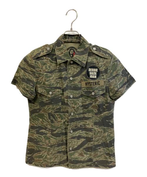Hysteric Glamour（ヒステリックグラマー）Hysteric Glamour (ヒステリックグラマー) 半袖シャツ グリーン サイズ:Freeの古着・服飾アイテム