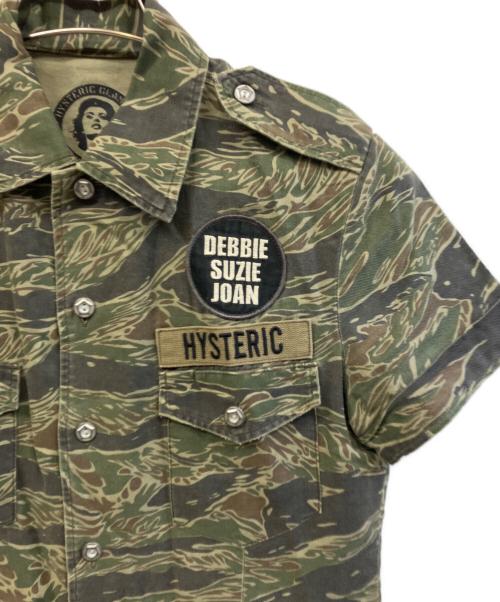 Hysteric Glamour（ヒステリックグラマー）Hysteric Glamour (ヒステリックグラマー) 半袖シャツ グリーン サイズ:Freeの古着・服飾アイテム