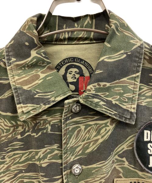 Hysteric Glamour（ヒステリックグラマー）Hysteric Glamour (ヒステリックグラマー) 半袖シャツ グリーン サイズ:Freeの古着・服飾アイテム